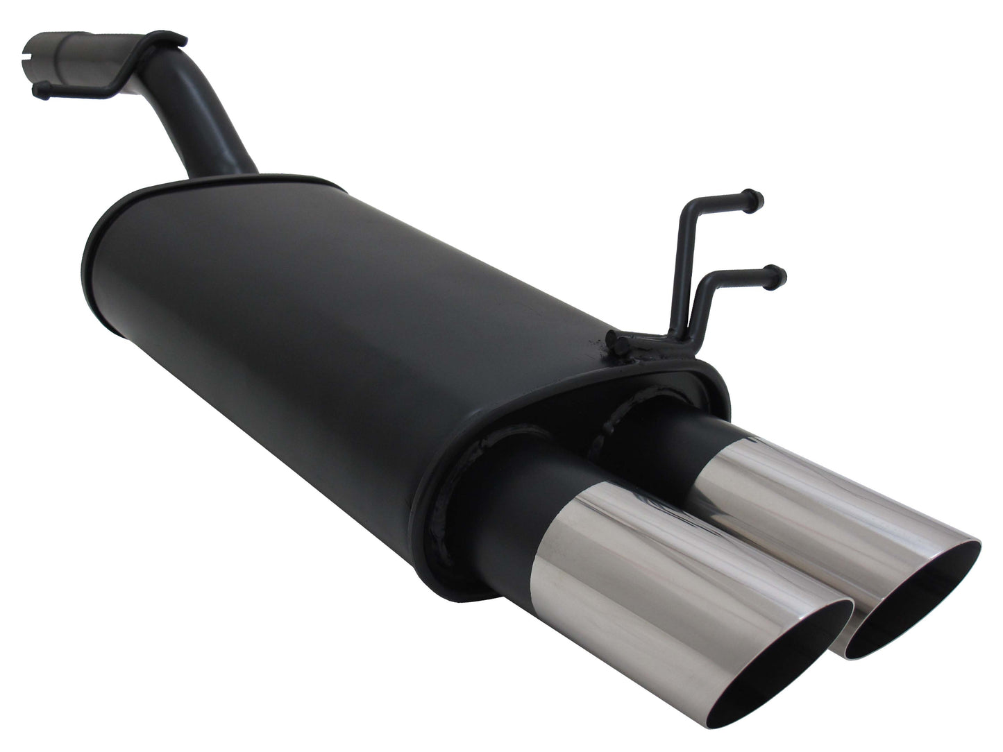 Sports Rear Silencer for Ford Fiesta MK6 2x76mm MS-Design