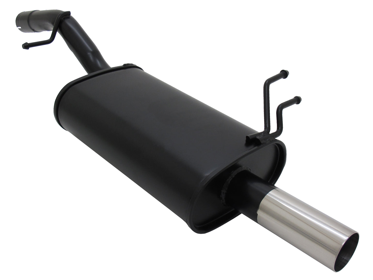 Sports Rear Silencer for Ford Fiesta MK6 1x60mm