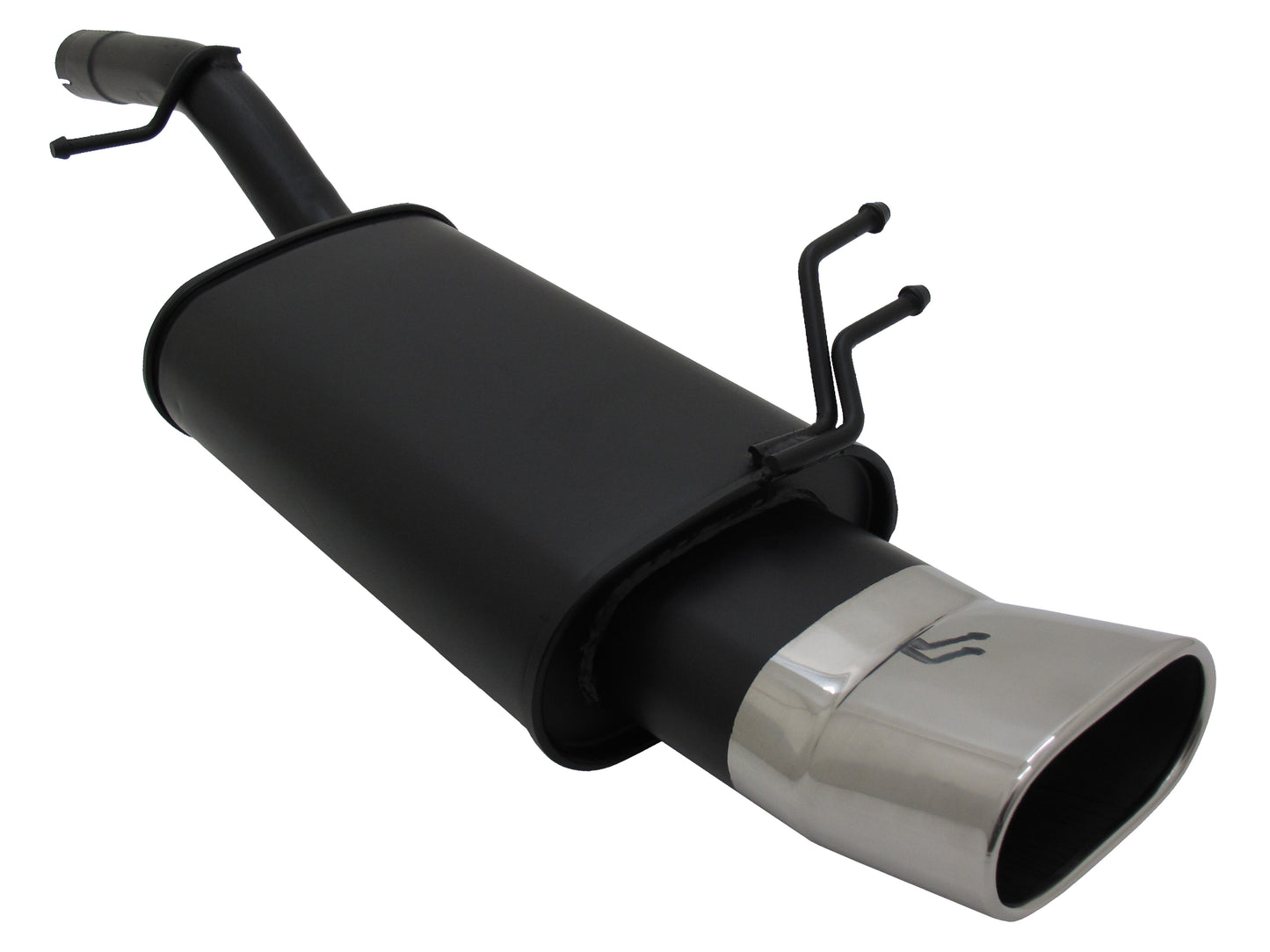 Sports Rear Silencer for Ford Fiesta MK6 75x135mm DTM-Design