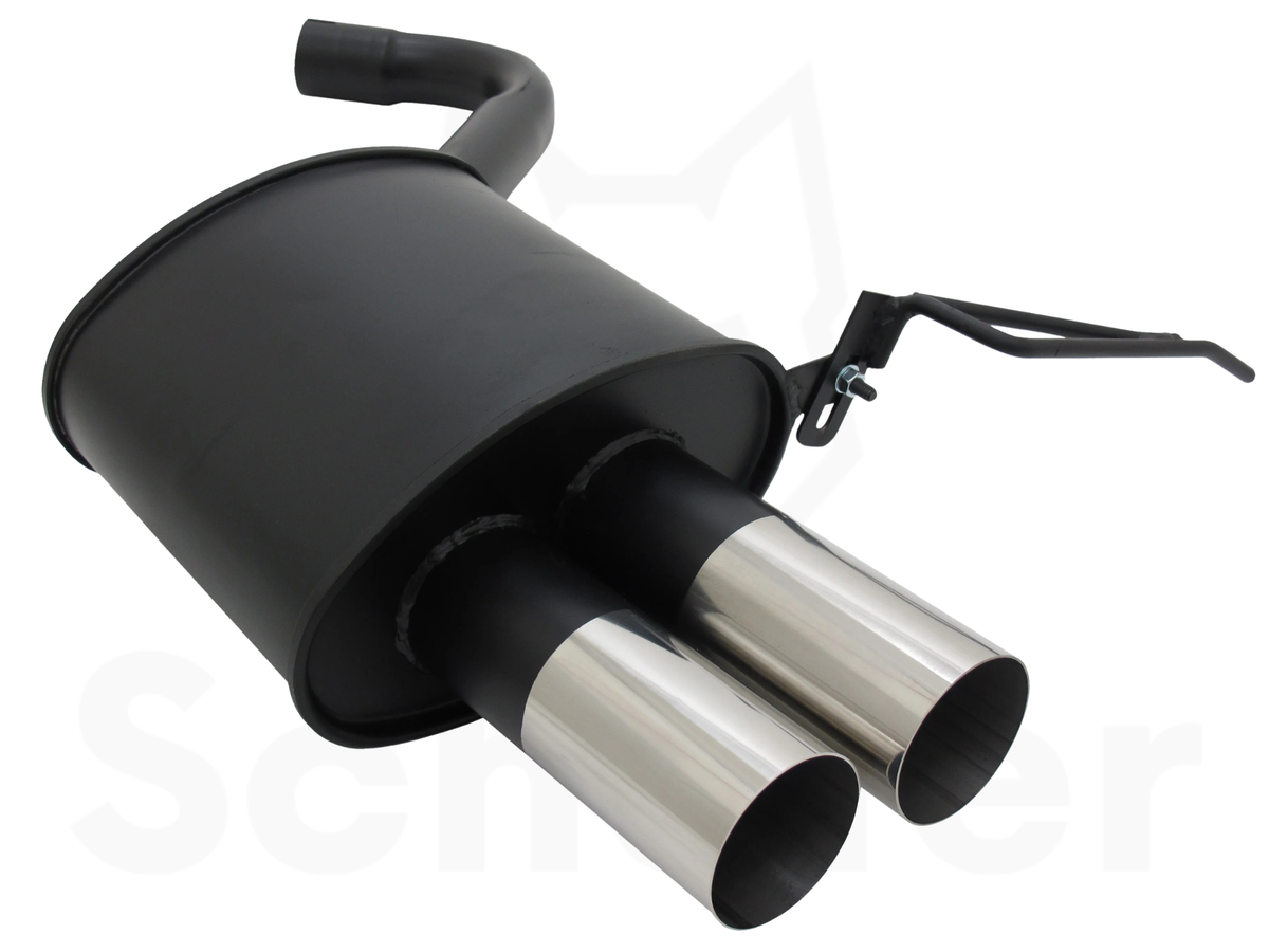 Sports Back Box BMW 3 Series E90/E91 2x76mm - Straight/Sharp