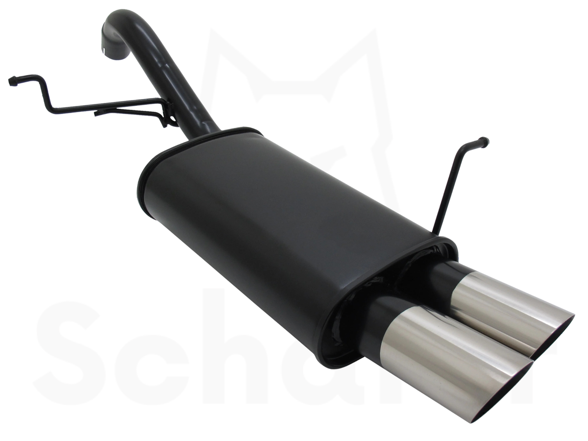 Ford Fiesta MK7 Sports Back Box 2x76mm - Slash/Sharp