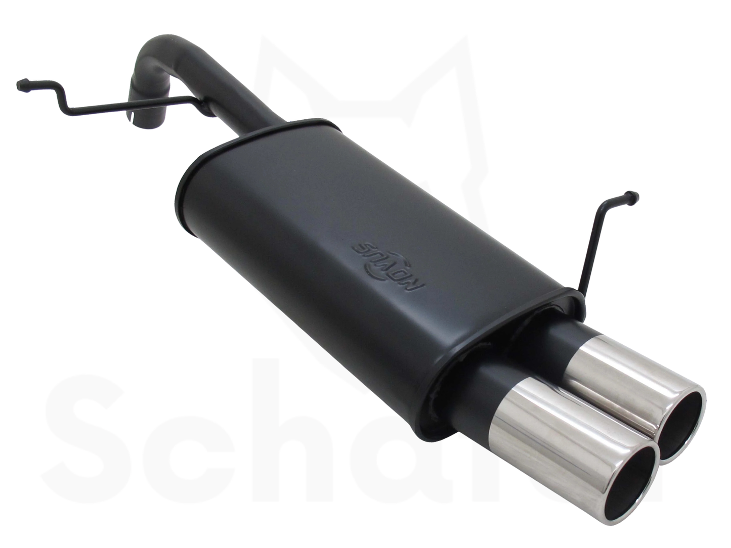 Sports Rear Silencer for Ford Fiesta MK7 2x76mm SC-Design