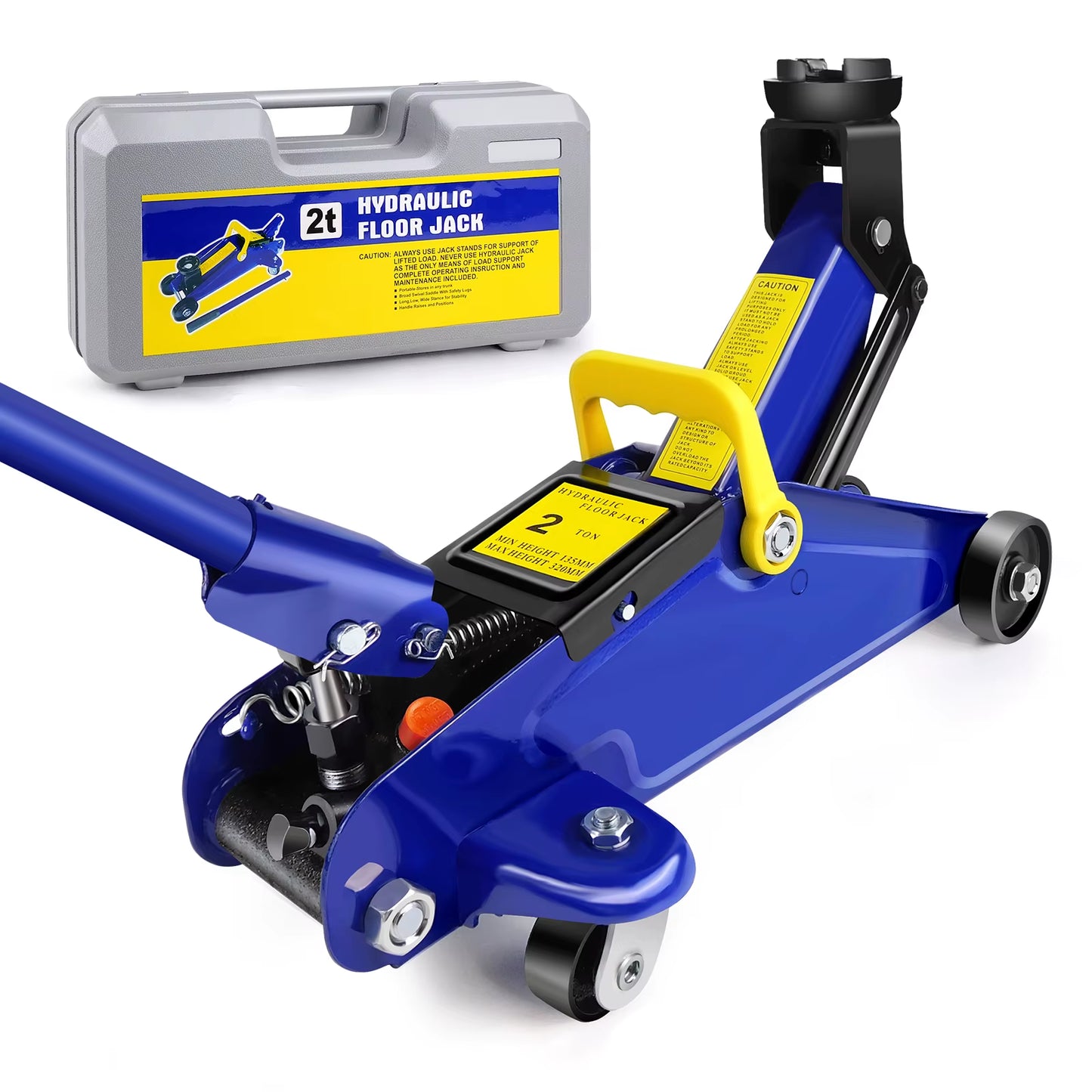 Steel Floor Jacks 4000Lbs Car Trolley Jacks Hydraulic Jacks for Car and Lorry Repairs