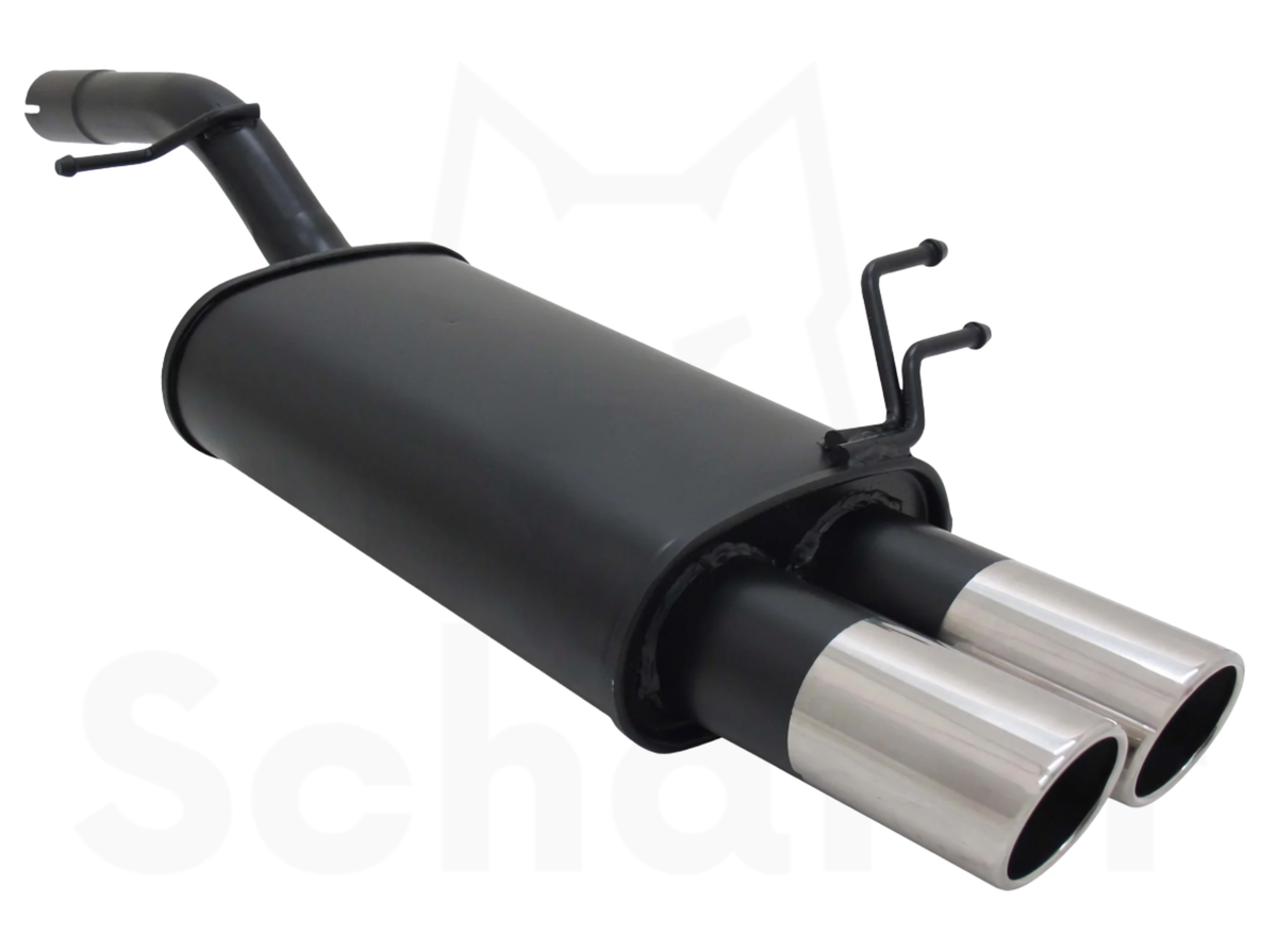 Ford Fiesta MK6 Sports Back Box 2x76mm