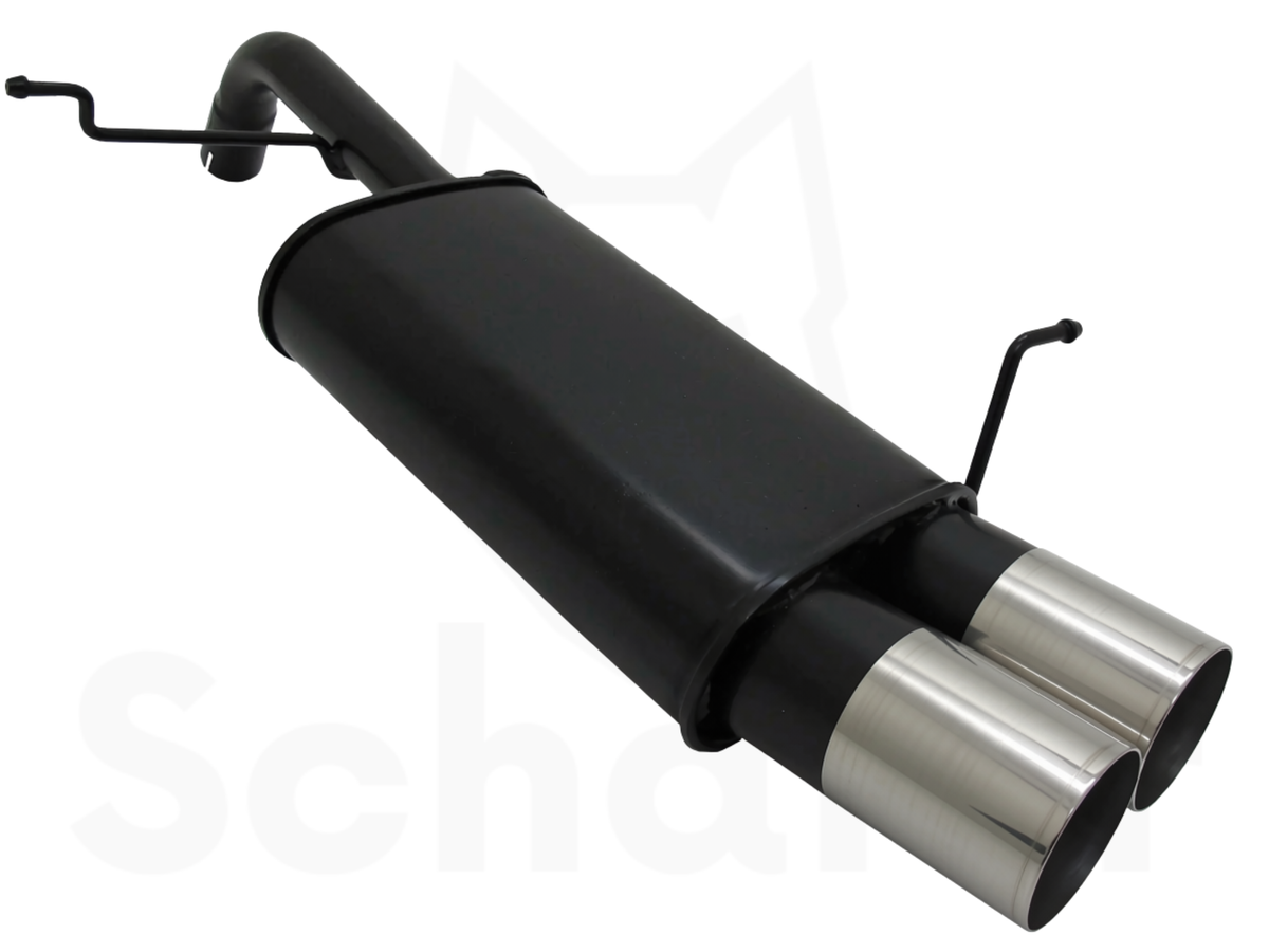 Ford Fiesta MK7 Sports Back Box 2x90mm