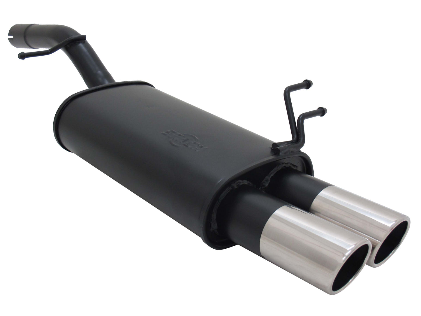 Sports Rear Silencer for Ford Fiesta MK6 2x76mm SR-Design