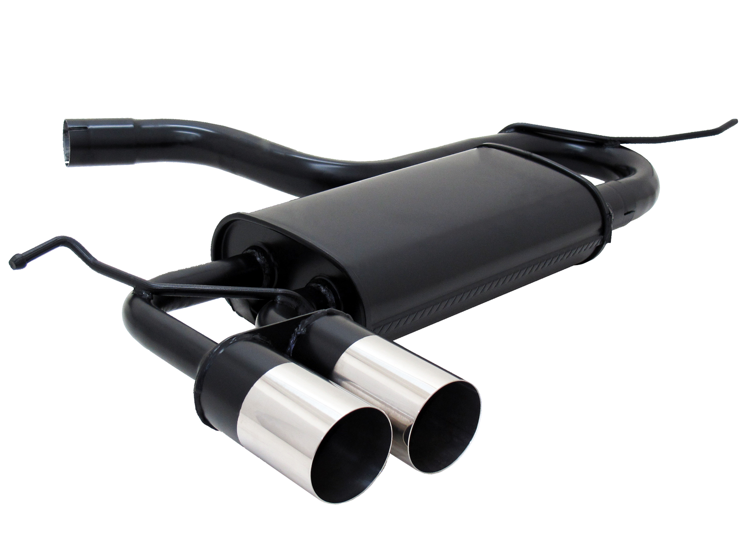 Sports Rear Silencer for Seat Leon 2x76mm RL-Design