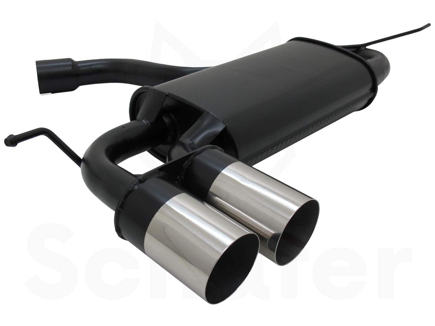 Sports Rear Silencer for Audi A3 (8P) 2x76mm (1.8/2.0 TFSI)