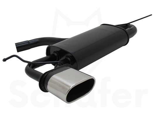 Sports Rear Silencer for VW Scirocco III 135x75mm (2.0 TSI/TFSI)