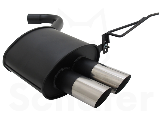 Sports Back Box BMW 3 Series E90/E91 2x76mm - Slash/Sharp