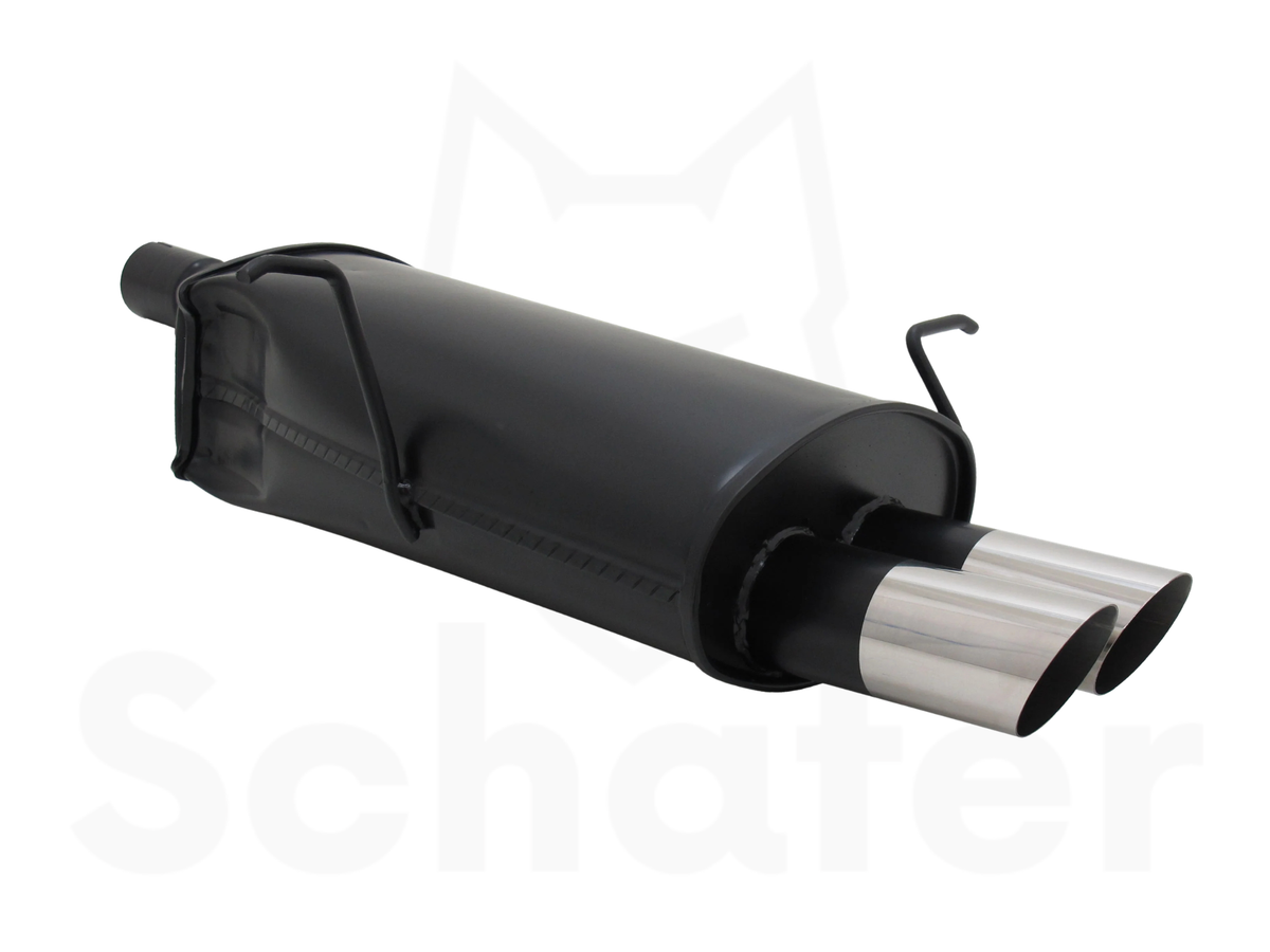 Sports Back Box BMW 3 Series E46 2x76mm