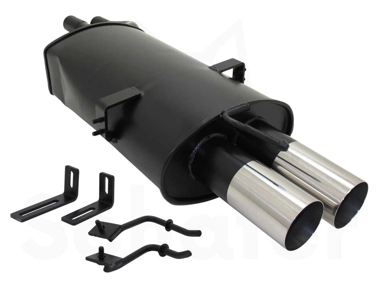 Sports Back Box BMW 3 Series E46 320/325/330 2x76mm