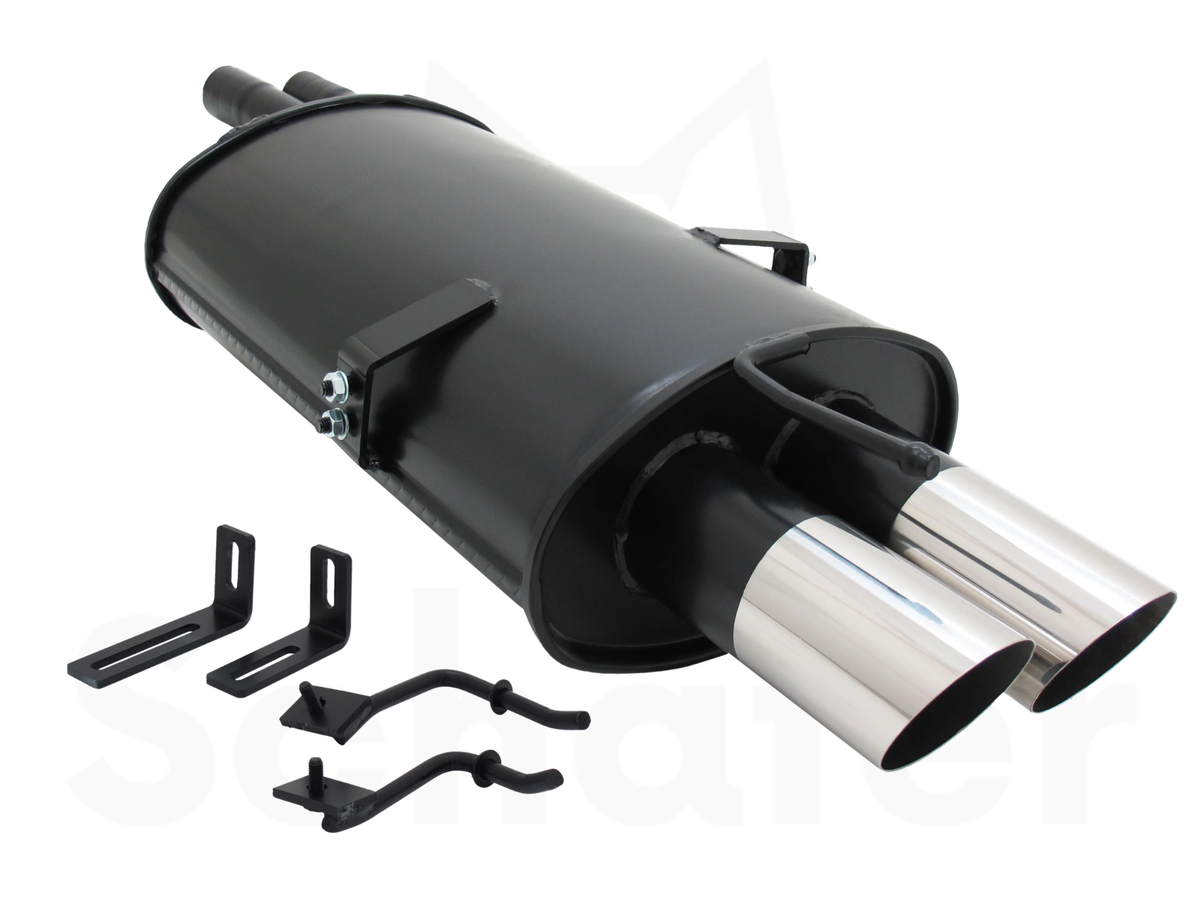 Sports Back Box BMW 3 Series E46 320/325/330 2x76mm