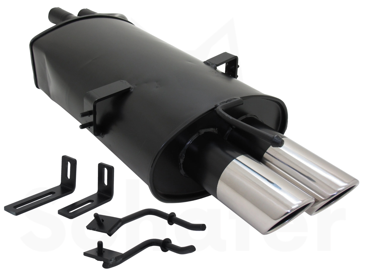 Sports Back Box BMW 3 Series E46 320/325/330 2x76mm