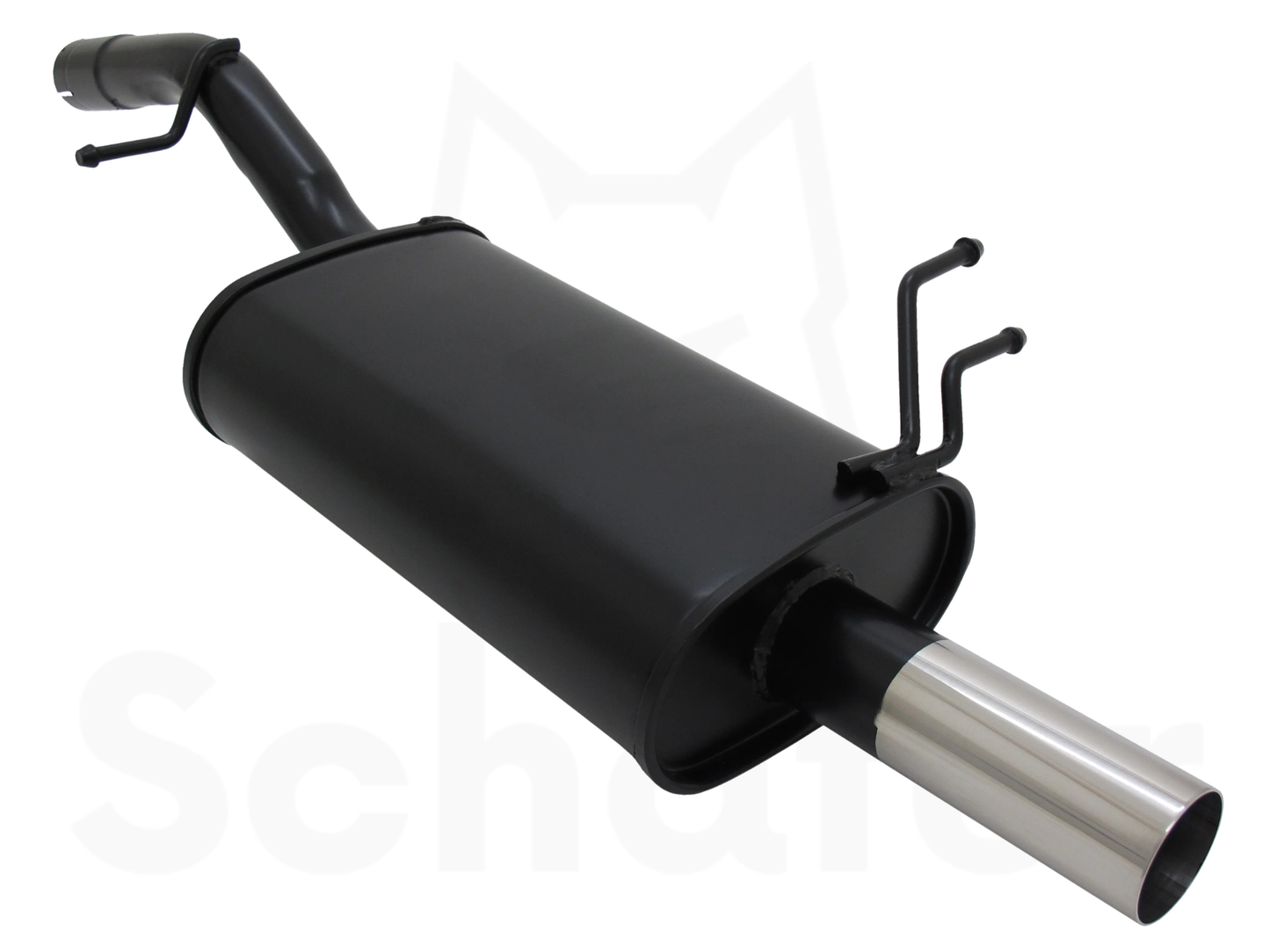 Sports Rear Silencer for Ford Fiesta MK6 1x60mm