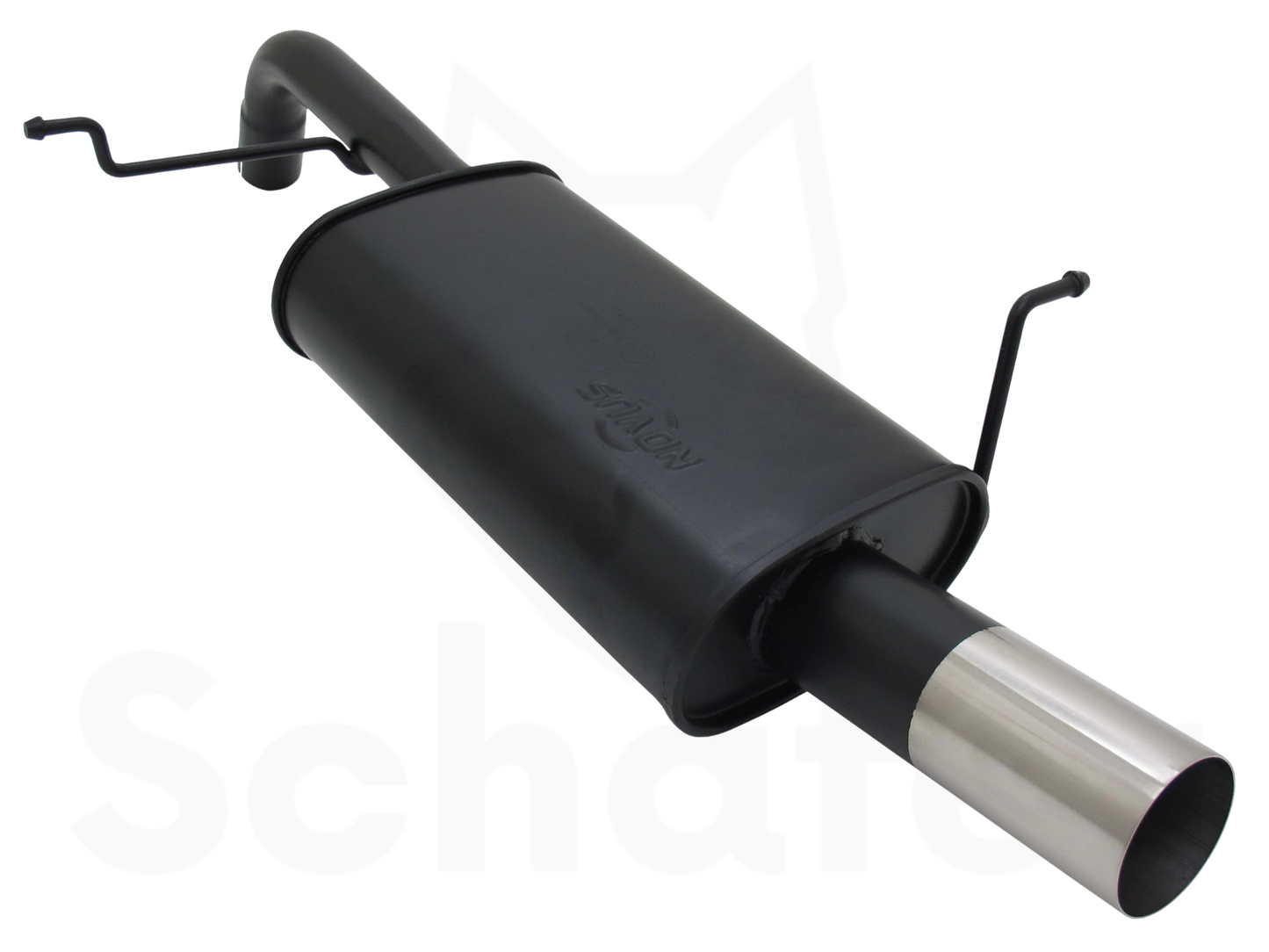 Sports Rear Silencer for Ford Fiesta MK7 1x76mm RL-Design