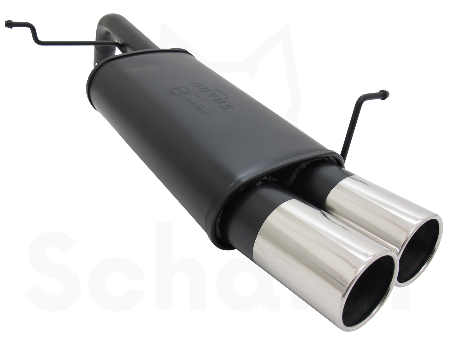 Sports Rear Silencer for Ford Fiesta MK7 2x90mm SC-Design