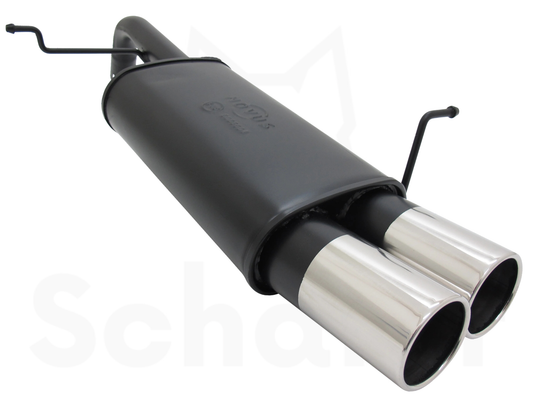 Sports Rear Silencer for Ford Fiesta MK7 2x90mm SC-Design
