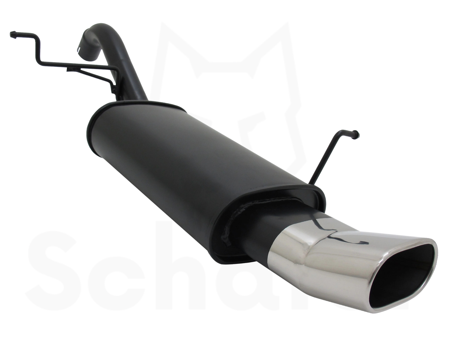 Sports Rear Silencer for Ford Fiesta MK7 75x135 DTM