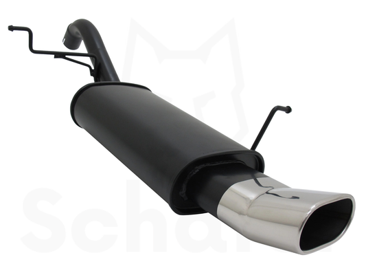 Sports Rear Silencer for Ford Fiesta MK7 75x135 DTM