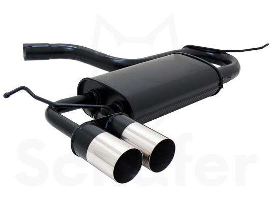 Sports Rear Silencer for Seat Leon 2x76mm RL-Design