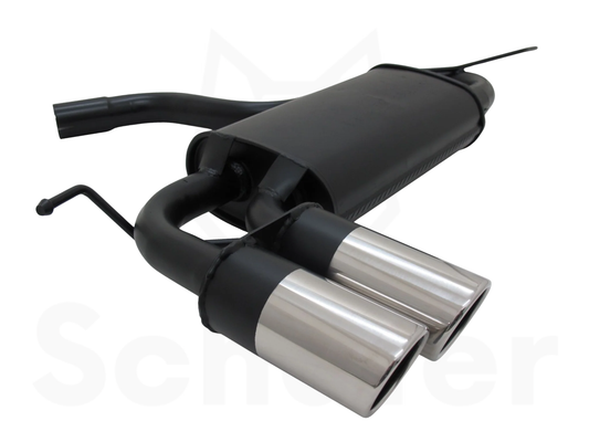 Sports Rear Silencer for Seat Leon 2x76mm SR-Design