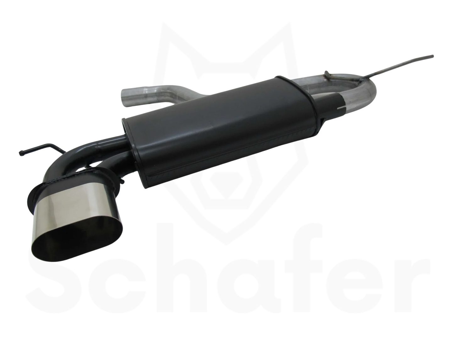 Sports Rear Silencer for VW Golf 5 135x75mm (vehicles with bumper cutout)